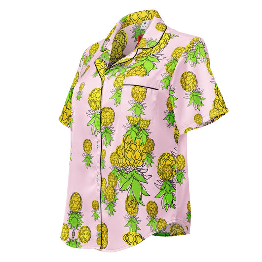 Pineapple pajama top - Amerukhan Basics Clothing - 