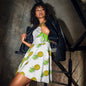 Pineapple Skater Dress - Amerukhan Basics Clothing - Dress
