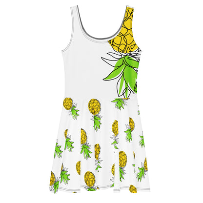 Pineapple Skater Dress - Amerukhan Basics Clothing - Dress