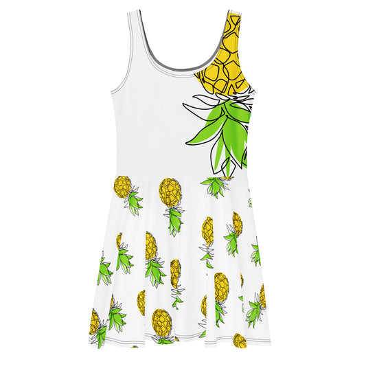 Pineapple Skater Dress - Amerukhan Basics Clothing - Dress