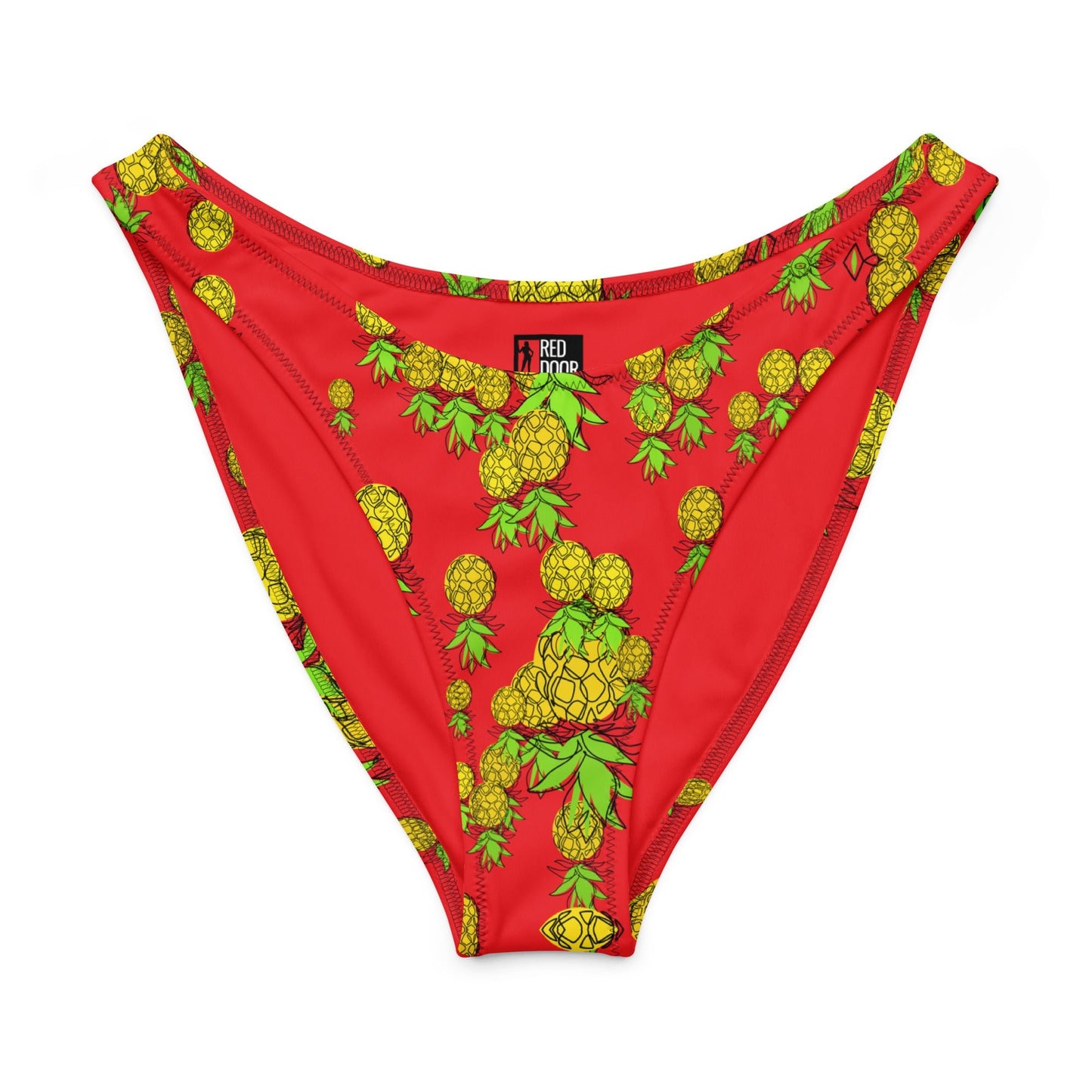 Pineapple V - cut bikini bottom - Amerukhan Basics Clothing - 
