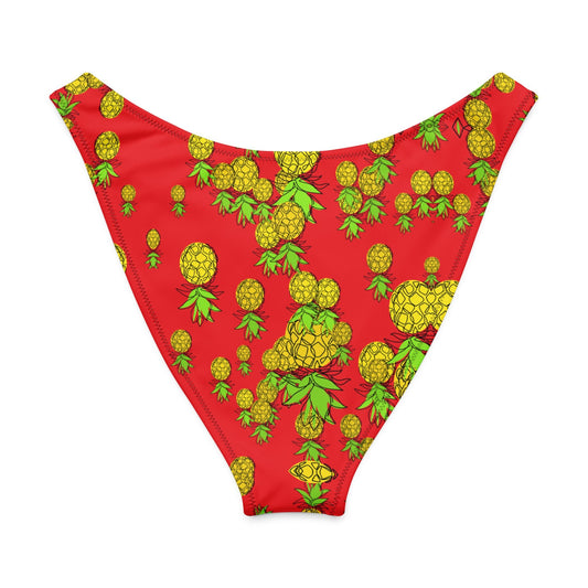 Pineapple V - cut bikini bottom - Amerukhan Basics Clothing - 