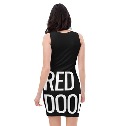 Red Door Bodycon dress - Amerukhan Basics Clothing - 