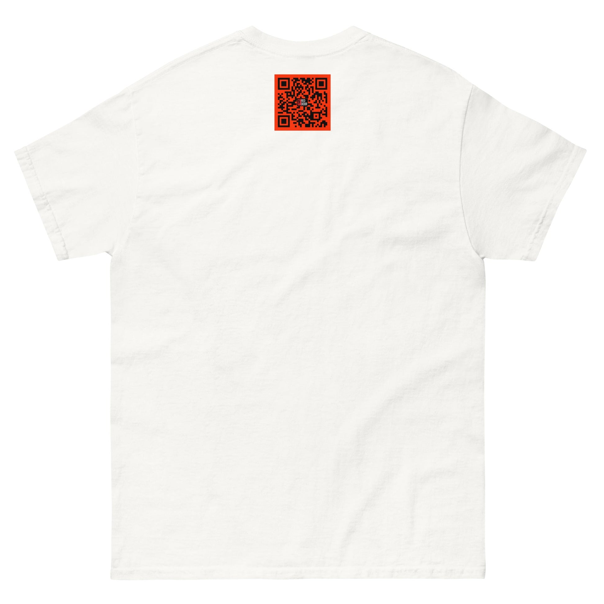 Red Door tee white - Amerukhan Basics Clothing - T-Shirts