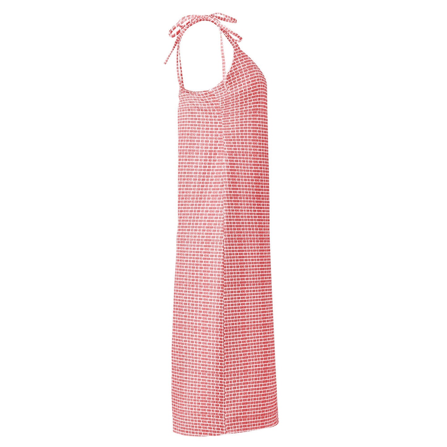 Red Door - Tie - strap midi dress - Amerukhan Basics Clothing - Dress