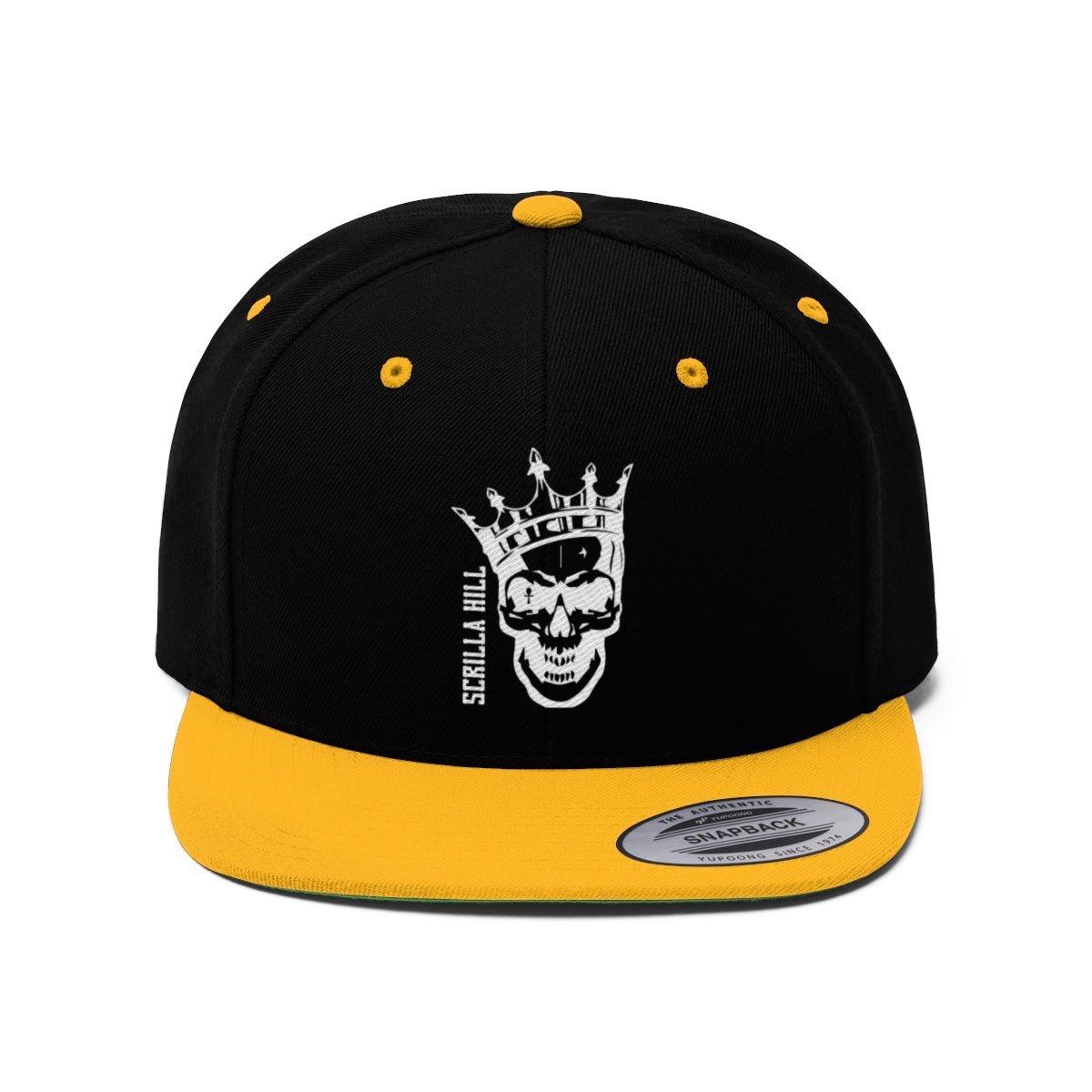 Scrilla Hill Harlem USA Unisex Flat Bill Hat - Amerukhan Basics Clothing - Hats