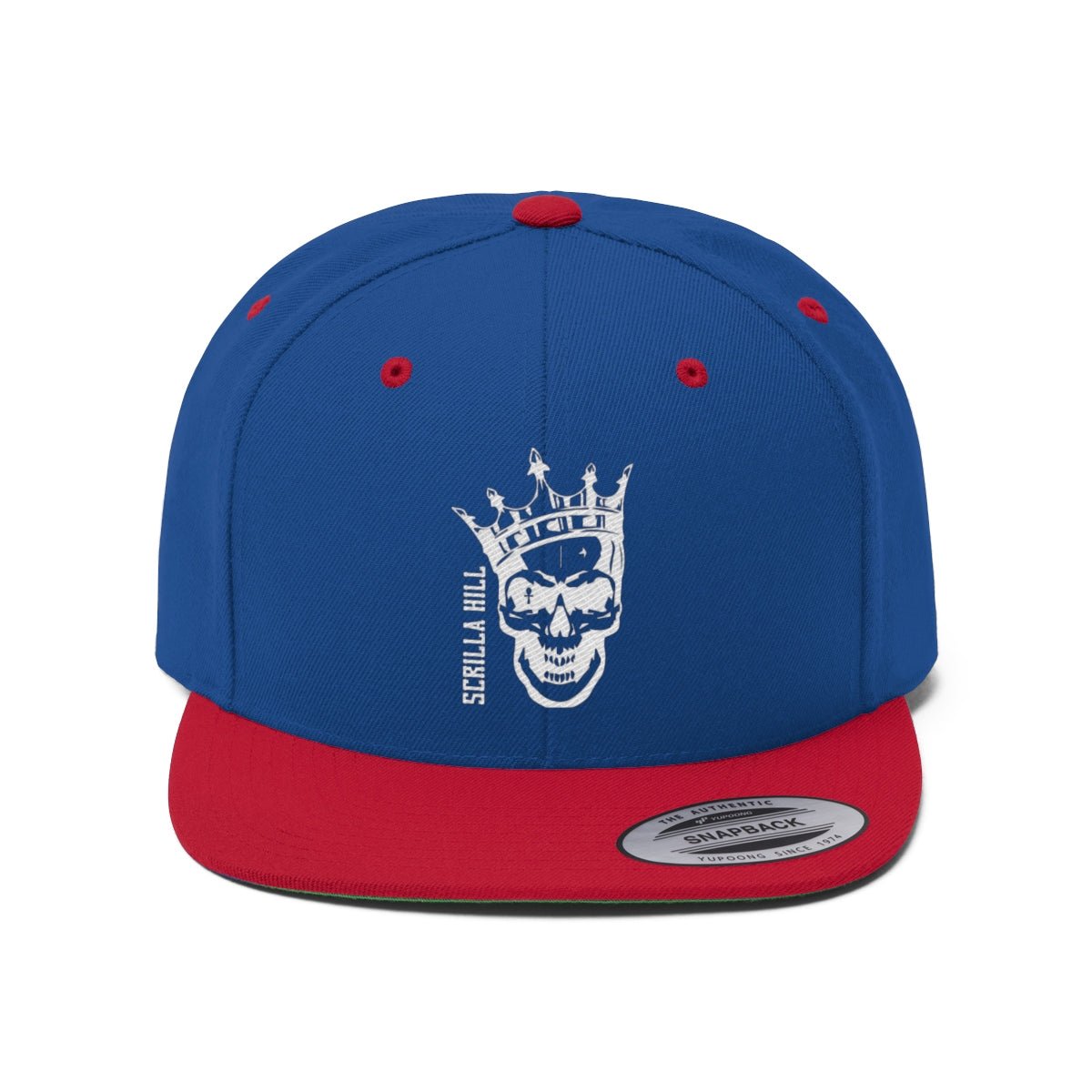 Scrilla Hill Harlem USA Unisex Flat Bill Hat - Amerukhan Basics Clothing - Hats