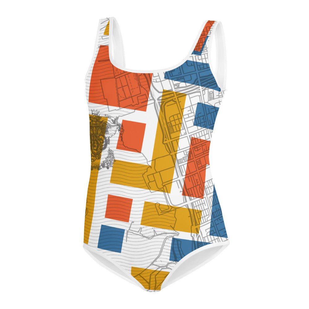 Tar Beach Youth Swimsuit - Amerukhan Basics Clothing - Swimsuit