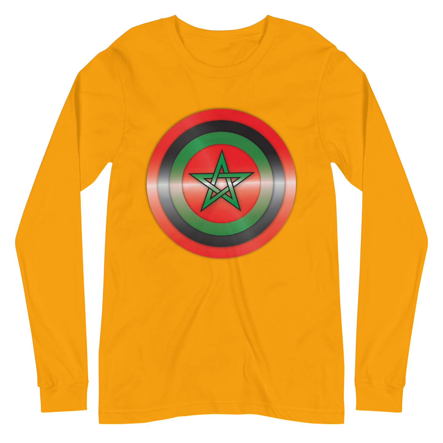 The Shield of El Capitán Amexum Unisex Long Sleeve Tee - Amerukhan Basics Clothing - T-Shirts