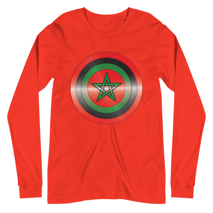 The Shield of El Capitán Amexum Unisex Long Sleeve Tee - Amerukhan Basics Clothing - T-Shirts