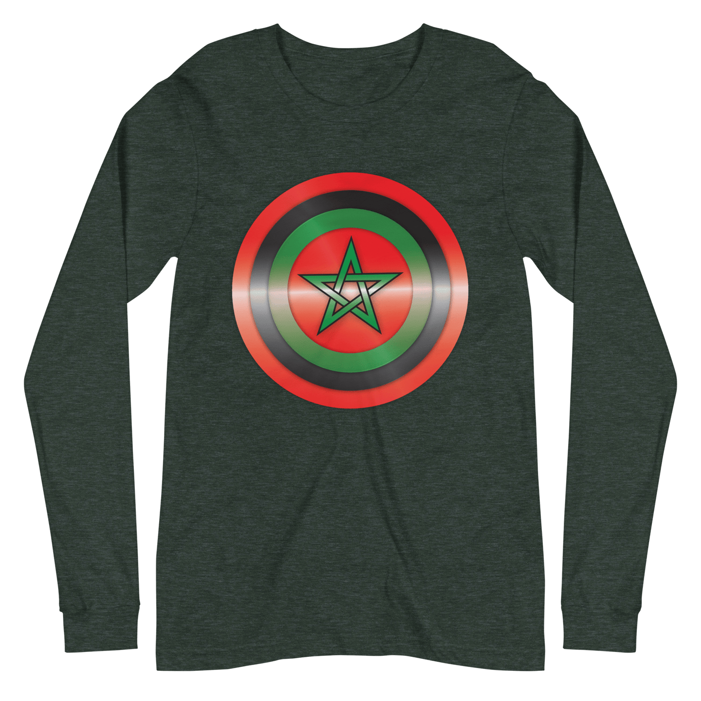 The Shield of El Capitán Amexum Unisex Long Sleeve Tee - Amerukhan Basics Clothing - T-Shirts