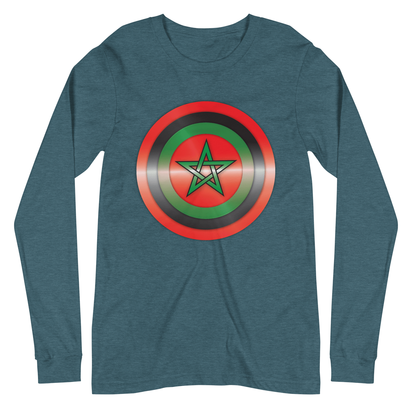 The Shield of El Capitán Amexum Unisex Long Sleeve Tee - Amerukhan Basics Clothing - T-Shirts