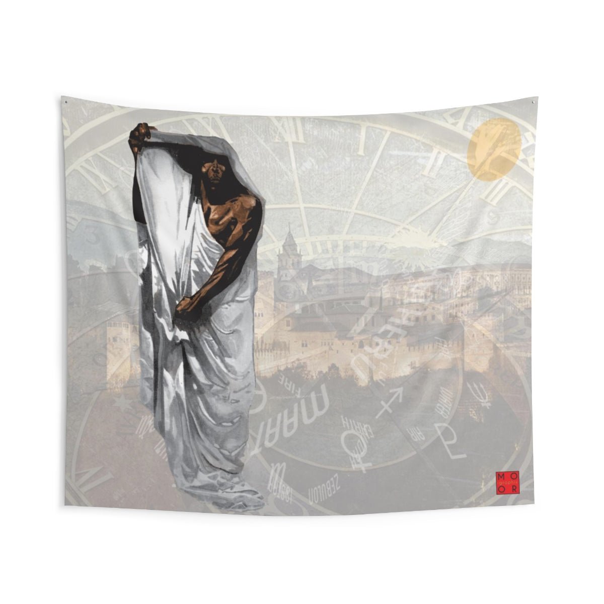 The Timekeeper Indoor Wall Tapestries - Amerukhan Basics Clothing - Home Decor