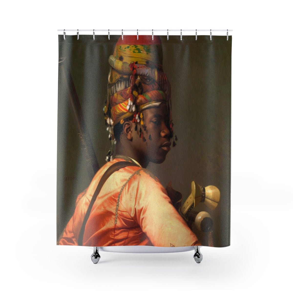 The Turkish Moor Shower Curtains - Amerukhan Basics Clothing - Home Decor