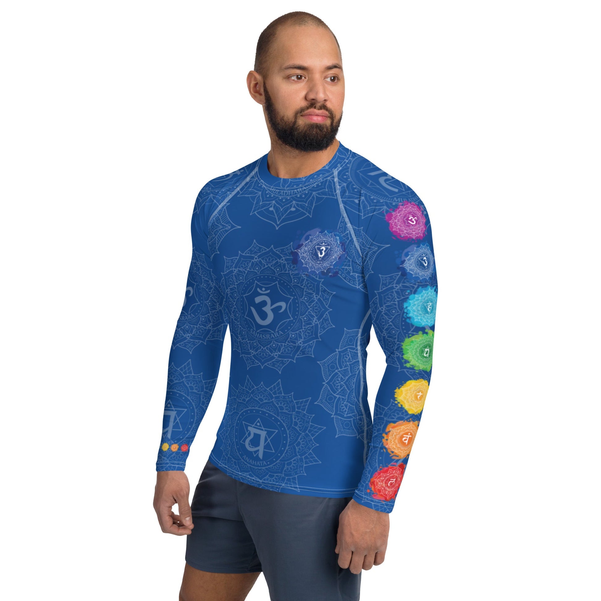 Third Eye Chakra Men's Rash Guard - Amerukhan Basics Clothing - T-Shirts