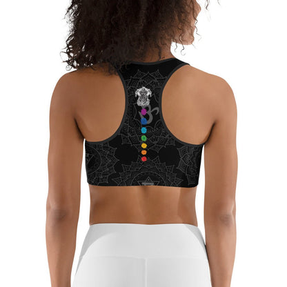 Throat Chakra Sports Top - Amerukhan Basics Clothing - 