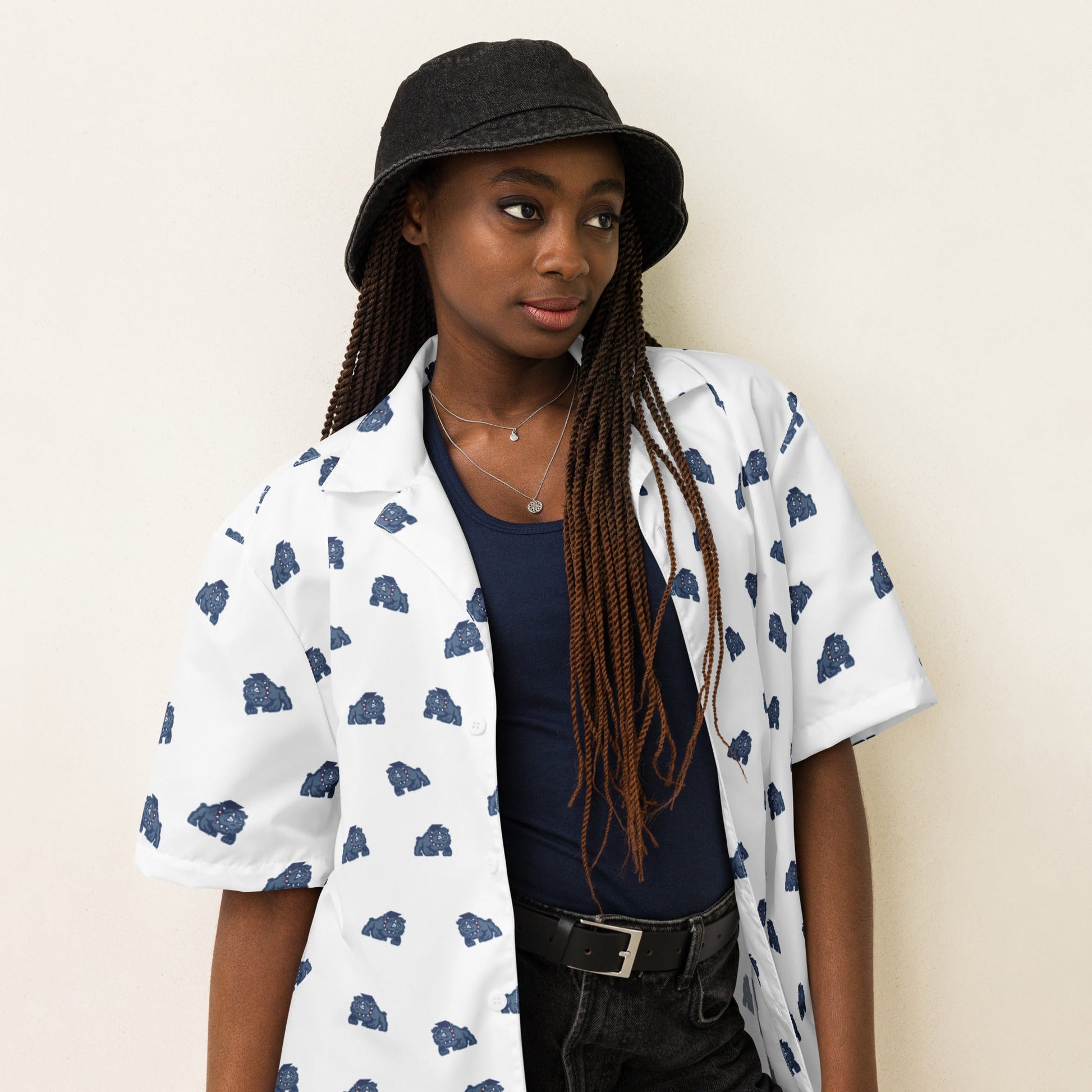 Unisex button shirt - Amerukhan Basics Clothing - 