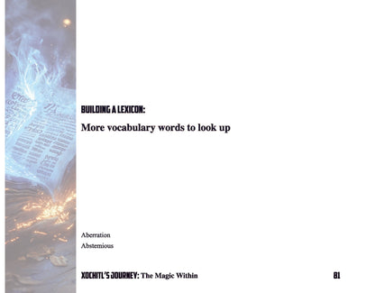 Xochitl’s Journey: The Magic Within - Amerukhan Basics Clothing - Book