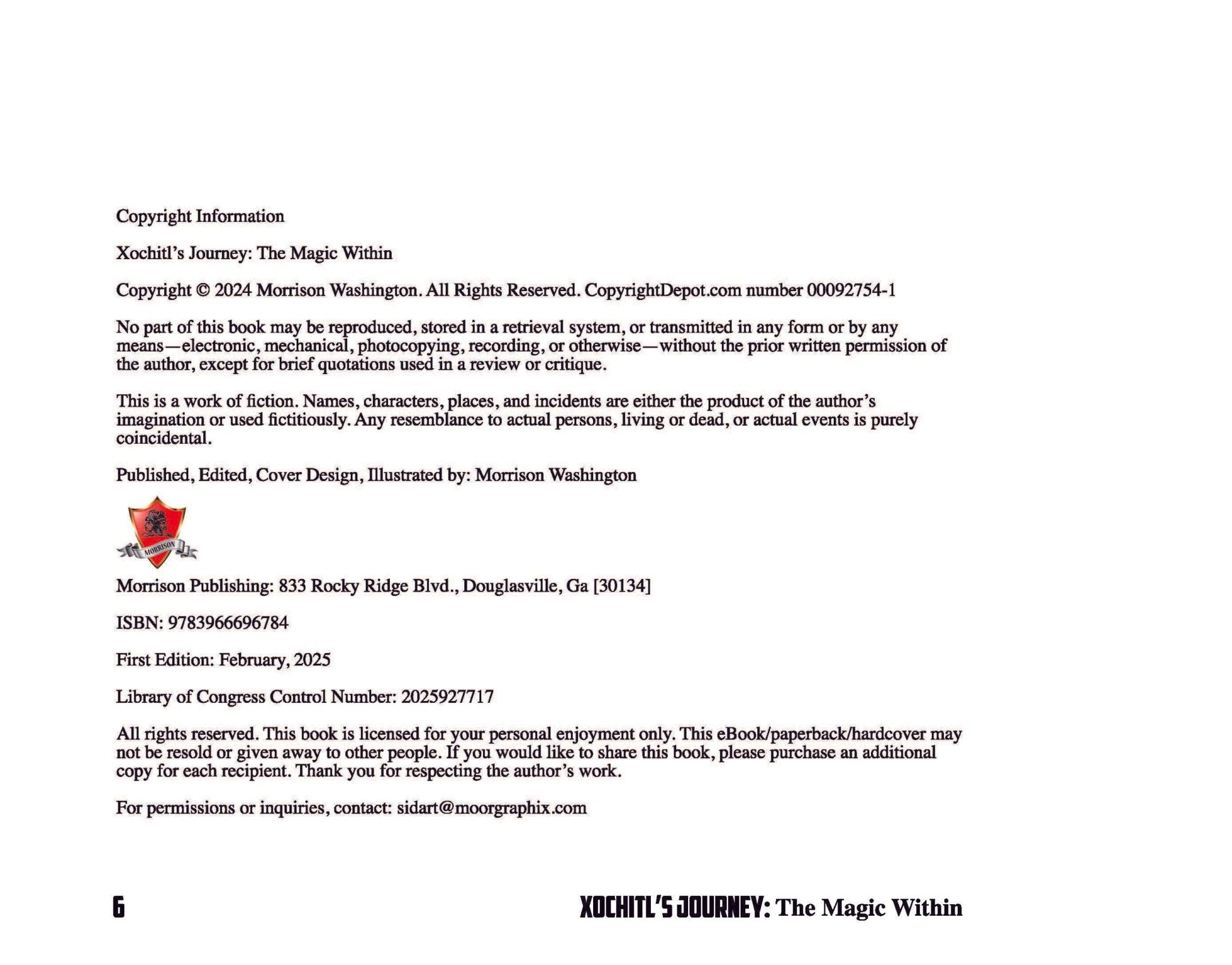 Xochitl’s Journey: The Magic Within - Amerukhan Basics Clothing - Book