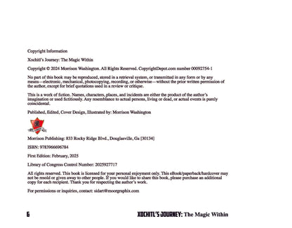 Xochitl’s Journey: The Magic Within - Amerukhan Basics Clothing - Book