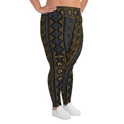 Da Hill 127 street All-Over Print Plus Size Harlem USA Leggings