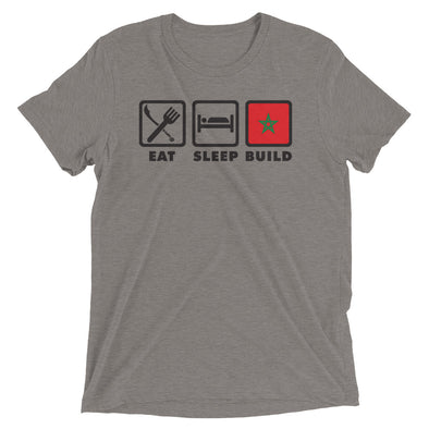 Eat, Sleep, Build Short sleeve t-shirt