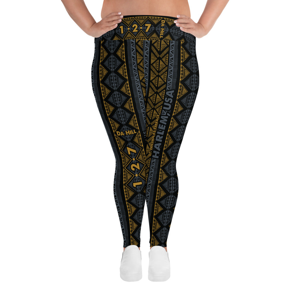 Da Hill 127 street All-Over Print Plus Size Harlem USA Leggings