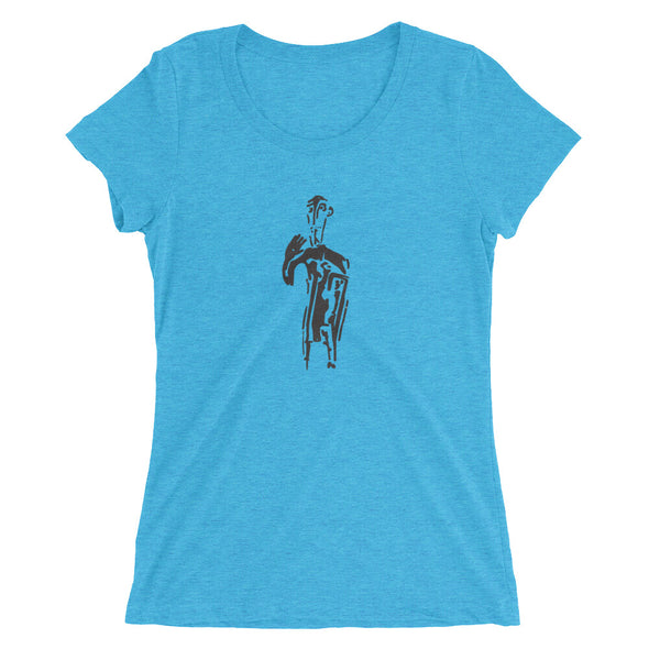 I Come In Peace!  Ladies' short sleeve t-shirt
