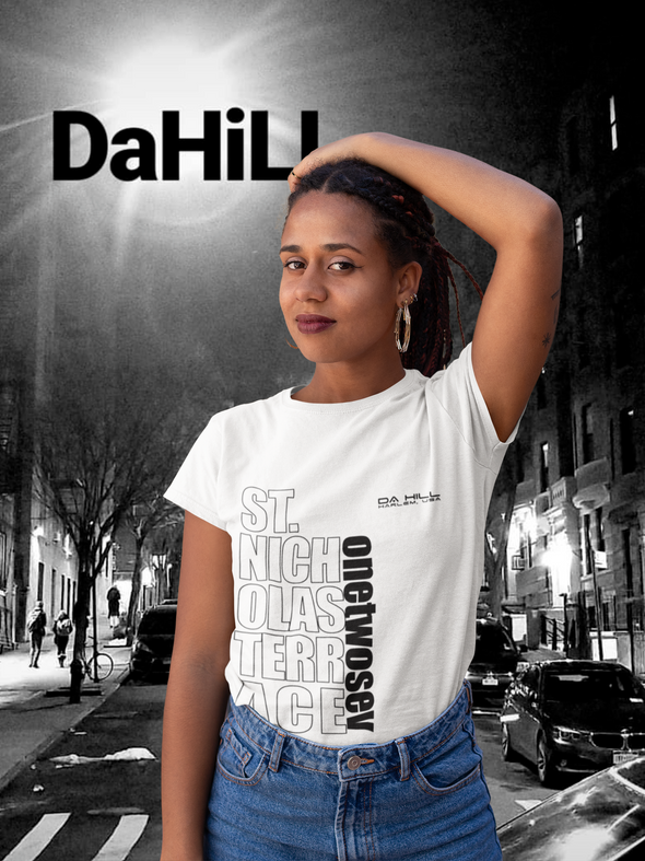 127 Da Hill 2022 White Unisex Harlem USA T-Shirt