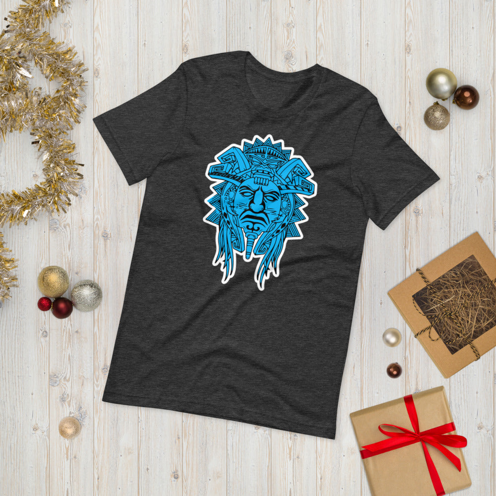 Peace to the Gods (Aztec Sun-God) Short-Sleeve Unisex T-Shirt