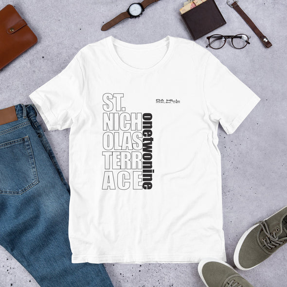 129 Da Hill 2022 White Unisex Harlem USA T-Shirt